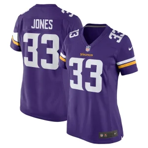 Aaron jones minnesota vikings nike womens game player jersey Purple