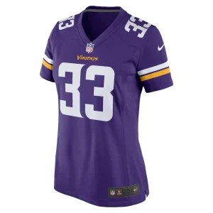 Aaron jones minnesota vikings nike womens game player jersey Purple M