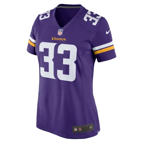 Aaron jones minnesota vikings nike womens game player jersey Purple M