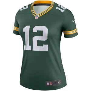 Aaron rodgers green bay packers nike womens team legend player performance top Green M