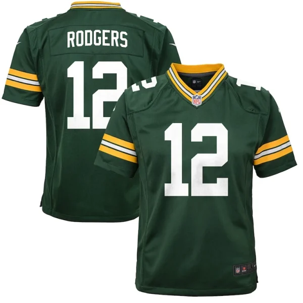 Aaron rodgers green bay packers nike youth game jersey Green