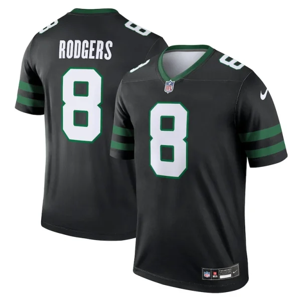 Aaron rodgers new york jets nike alternate legend player performance top Black