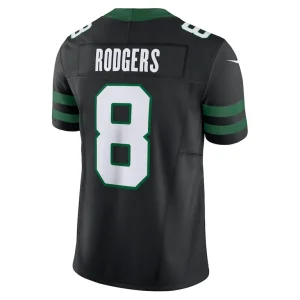 Aaron rodgers new york jets nike alternate vapor f.u.s.e. limited jersey Legacy black L