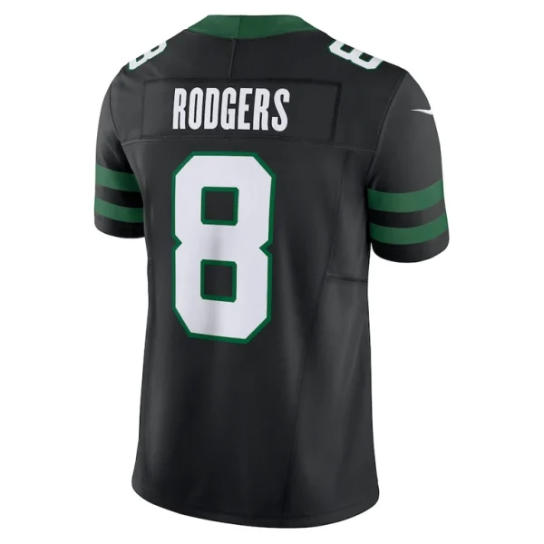 Aaron rodgers new york jets nike alternate vapor f.u.s.e. limited jersey Legacy black L
