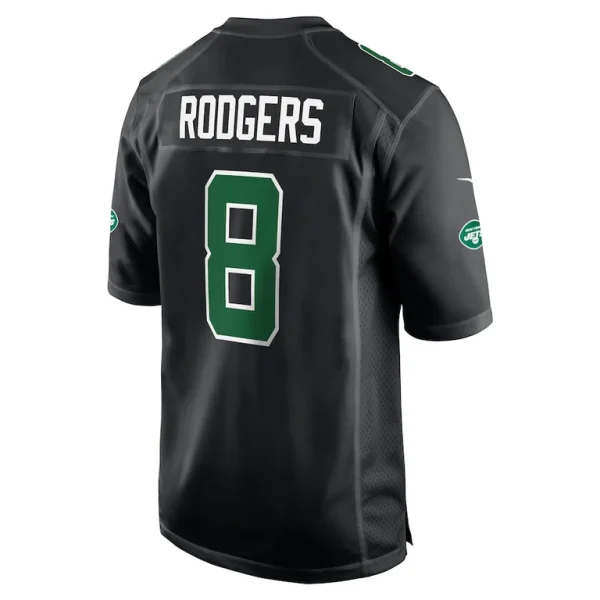 Aaron rodgers new york jets nike fashion game jersey Black L