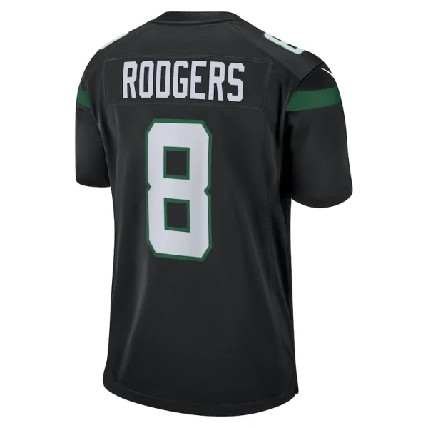 Aaron rodgers new york jets nike game jersey Black L