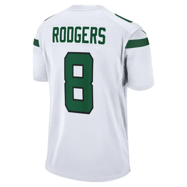 Aaron rodgers new york jets nike game jersey White L