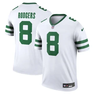 Aaron rodgers new york jets nike legend player performance top Legacy white
