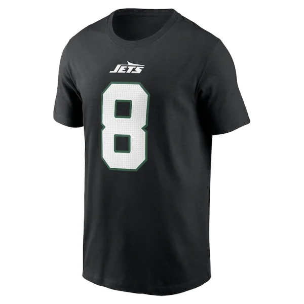 Aaron rodgers new york jets nike name number t shirt Black M