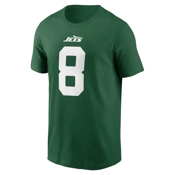 Aaron rodgers new york jets nike name number t shirt Legacy green M