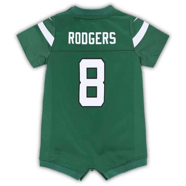 Aaron rodgers new york jets nike newborn infant game romper jersey Green 6 9 MO