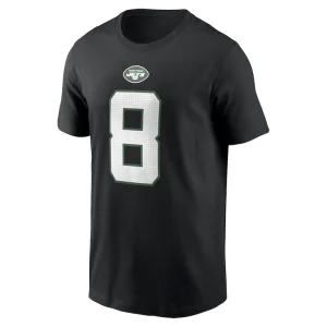 Aaron rodgers new york jets nike player name number t shirt Black M