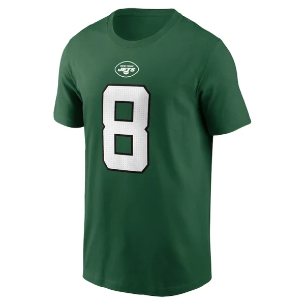 Aaron rodgers new york jets nike player name number t shirt Green M