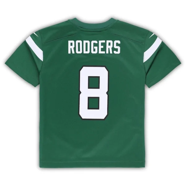 Aaron rodgers new york jets nike preschool game jersey Gotham green 7