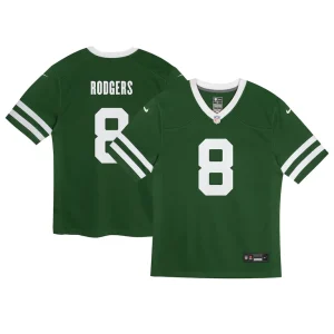 Aaron rodgers new york jets nike toddler game jersey Legacy green