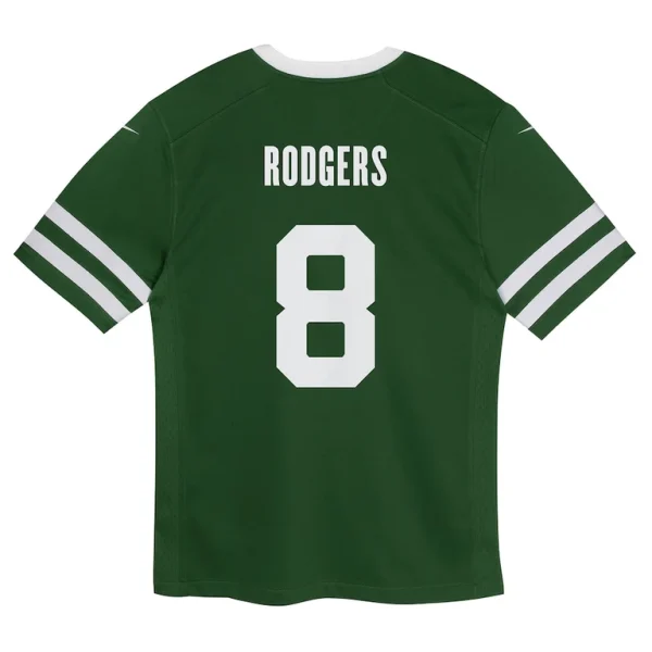 Aaron rodgers new york jets nike toddler game jersey Legacy green 4T