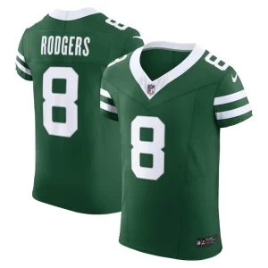 Aaron rodgers new york jets nike vapor f.u.s.e. elite jersey Gotham green