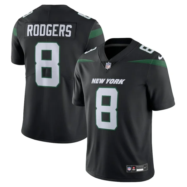 Aaron rodgers new york jets nike vapor untouchable limited jersey Black
