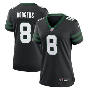 Aaron rodgers new york jets nike womens alternate game jersey Legacy black