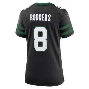 Aaron rodgers new york jets nike womens alternate game jersey Legacy black L