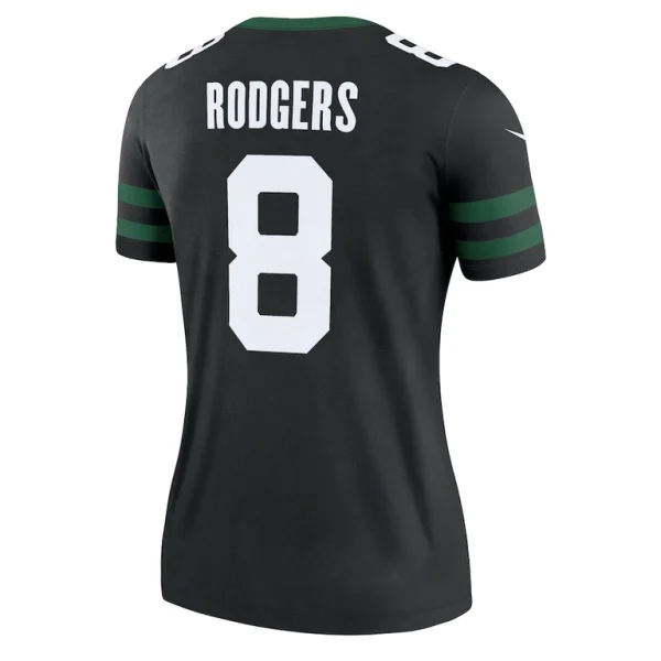 Aaron rodgers new york jets nike womens alternate legend player performance top Legacy black L