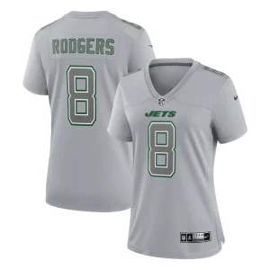 Aaron rodgers new york jets nike womens atmosphere fashion game jersey Heather gray