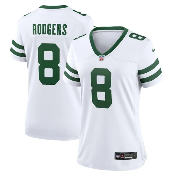 Aaron rodgers new york jets nike womens game jersey Legacy white