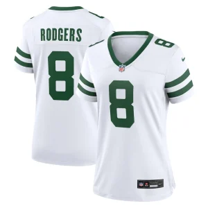 Aaron rodgers new york jets nike womens game jersey Legacy white