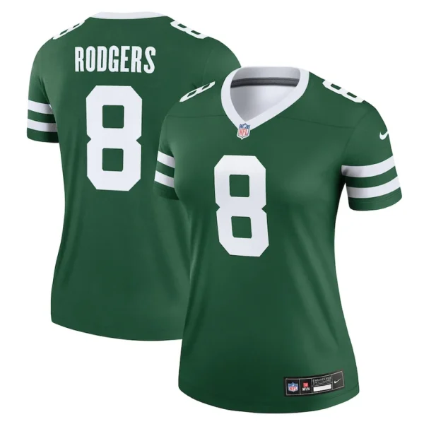 Aaron rodgers new york jets nike womens legend player performance top Legacy green