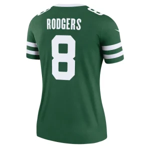 Aaron rodgers new york jets nike womens legend player performance top Legacy green L