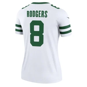 Aaron rodgers new york jets nike womens legend player performance top Legacy white L