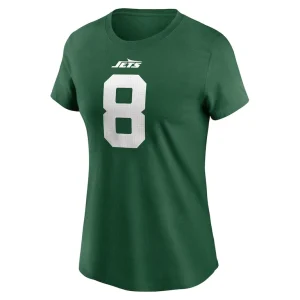 Aaron rodgers new york jets nike womens name number t shirt Legacy green M