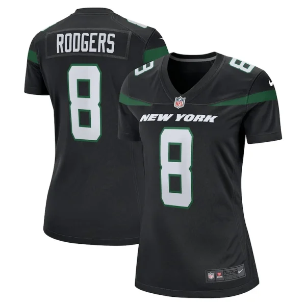 Aaron rodgers new york jets nike womens player jersey Black