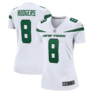 Aaron rodgers new york jets nike womens player jersey White