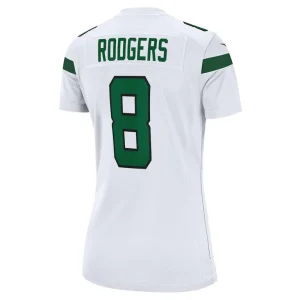 Aaron rodgers new york jets nike womens player jersey White L