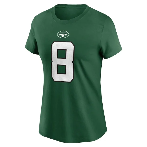 Aaron rodgers new york jets nike womens player name number t shirt Green M