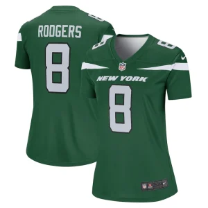 Aaron rodgers new york jets nike womens team legend player performance top Gotham green