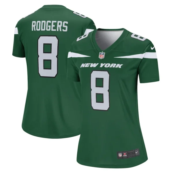 Aaron rodgers new york jets nike womens team legend player performance top Gotham green