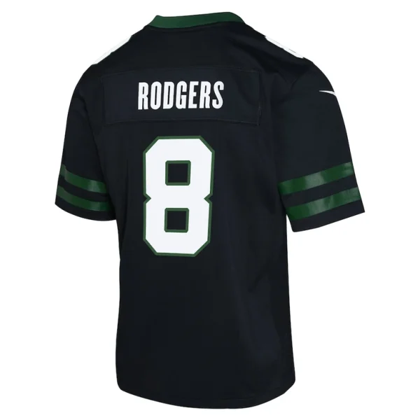 Aaron rodgers new york jets nike youth alternate game jersey Legacy black Yth L