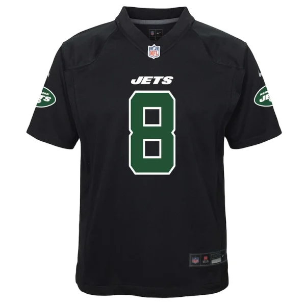 Aaron rodgers new york jets nike youth game fashion jersey Black Yth M
