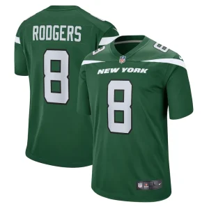 Aaron rodgers new york jets nike youth game jersey Gotham green