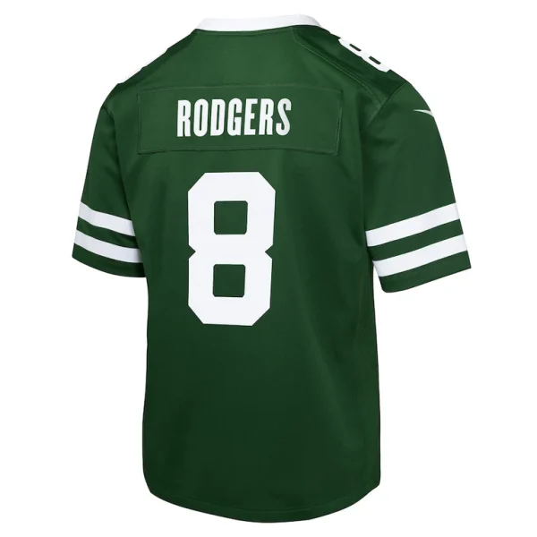 Aaron rodgers new york jets nike youth game jersey Gotham green Yth L