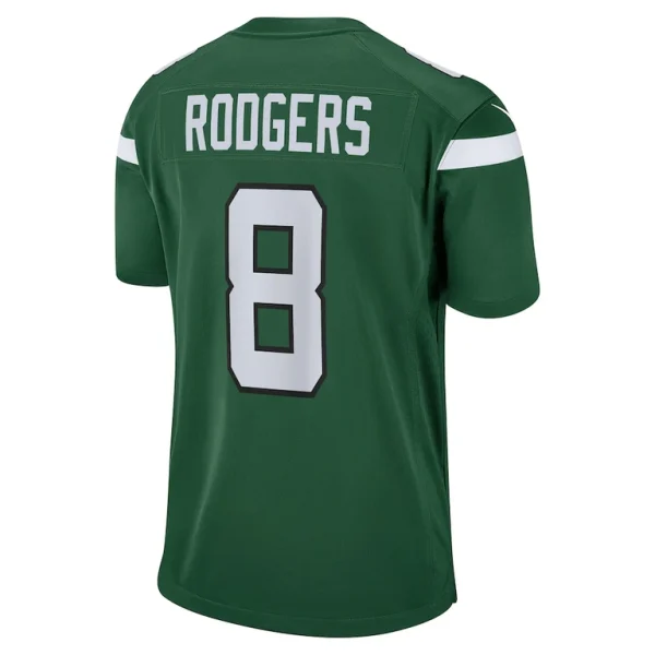 Aaron rodgers new york jets nike youth game jersey Gotham green Yth L