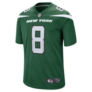 Aaron rodgers new york jets nike youth game jersey Gotham green Yth M