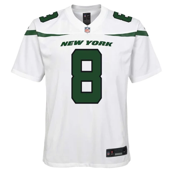 Aaron rodgers new york jets nike youth game jersey White Yth M