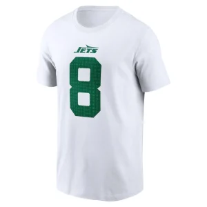 Aaron rodgers new york jets nike youth player name number t shirt White Yth M