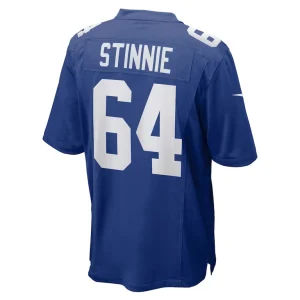 Aaron stinnie new york giants nike team game jersey Royal L