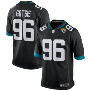 Adam gotsis jacksonville jaguars nike game jersey Black