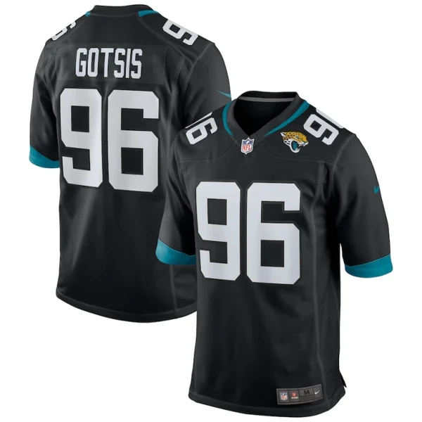 Adam gotsis jacksonville jaguars nike game jersey Black