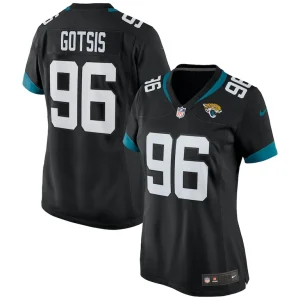 Adam gotsis jacksonville jaguars nike womens game jersey Black